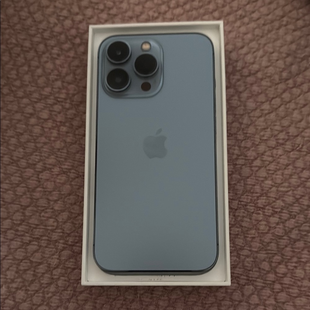 Apple iPhone in Blue with Triple Camera and Minimalist Design